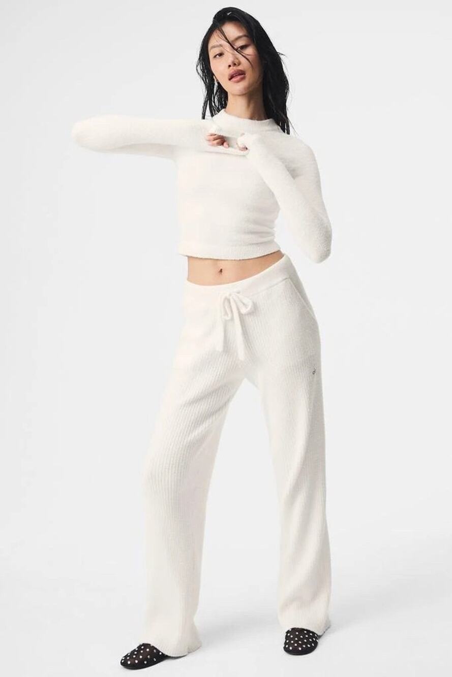ALO - Ivory Snuggle up sweater and pants